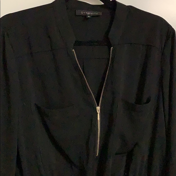 Black shirt dress - Picture 2 of 3